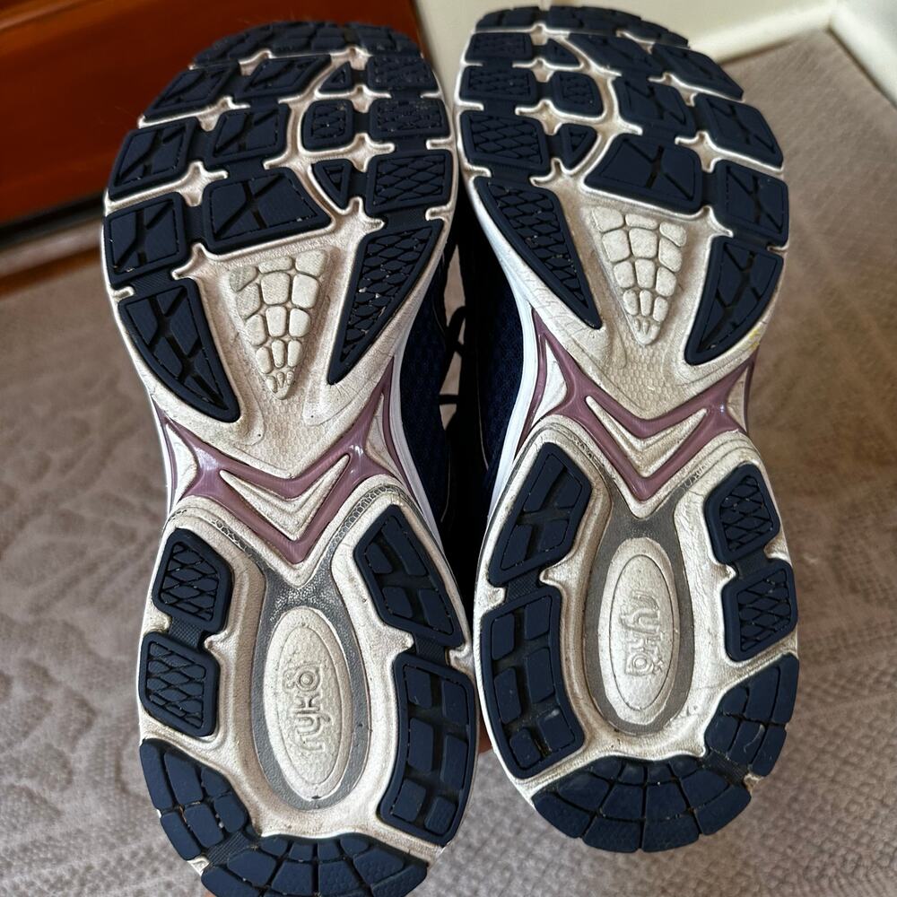 Ryka Sky Walk blue light purple lace up walking sneakers SIZE 9.5M - Picture 7 of 8
